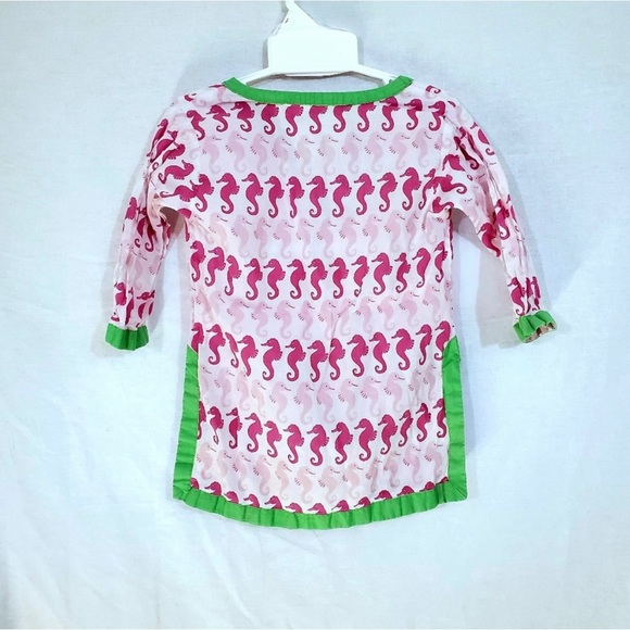 Pottery Barn Kids Seahorse Swim Coverup Shirt - Picture 3 of 6
